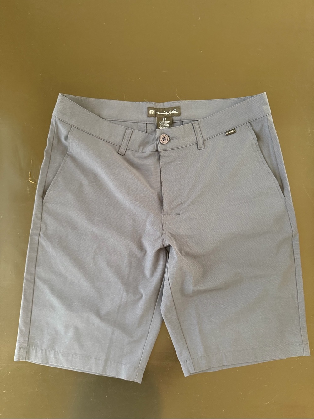 Travis Mathew Men's grey golf shorts